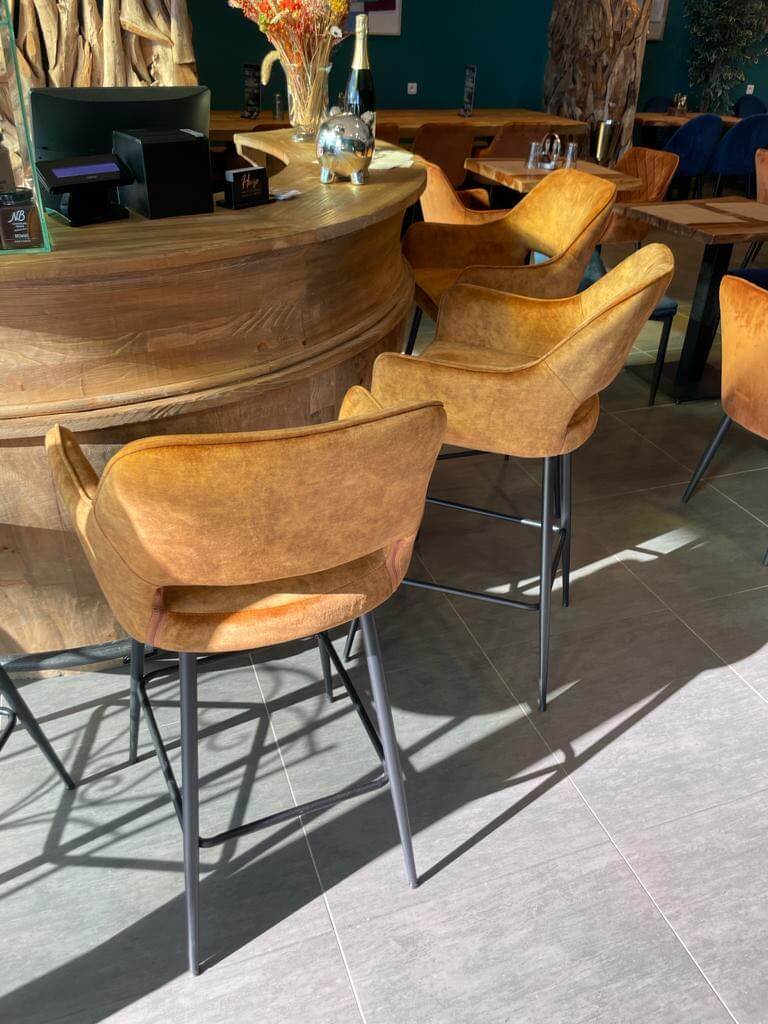 Comptoir de Bar en Chêne Massif "BISTROT" | Meuble Ébéniste