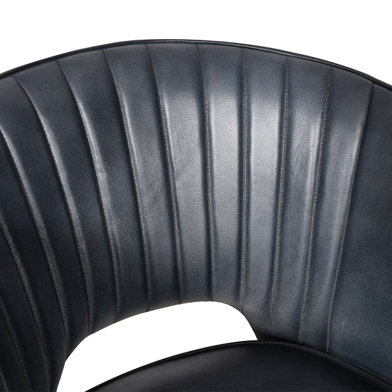 Chaise cuir et métal esprit chic - CASTELLO - meuble-ebeniste.com devient meuble-ebeniste.fr