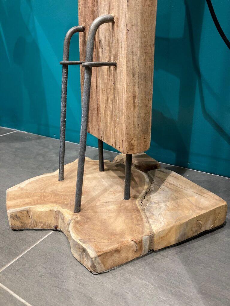 Porte-Bouteilles sur Pied en Bois Massif | Meuble Ébéniste