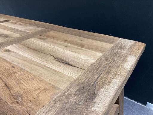Table de Ferme en Vieux Chêne Massif sur Mesure | Meuble Ébéniste