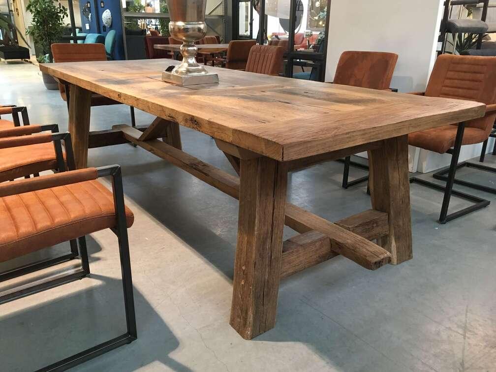 Table de Ferme en Vieux Chêne Massif sur Mesure | Meuble Ébéniste
