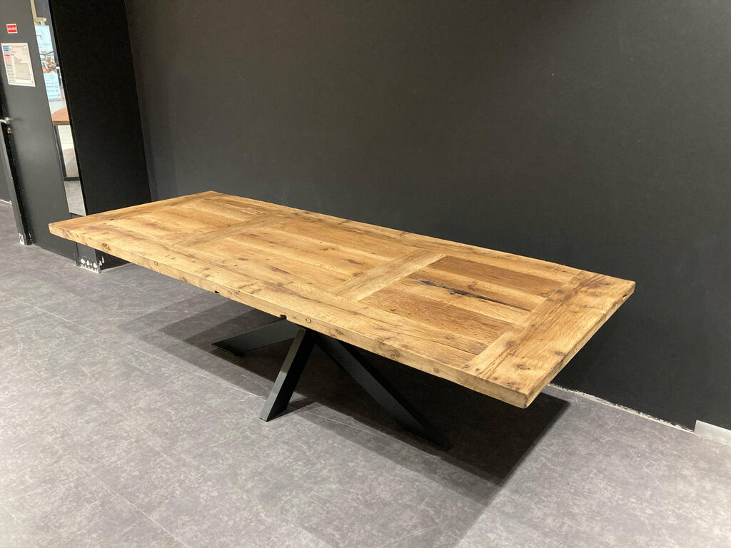Table de Ferme en Vieux Chêne Massif sur Mesure | Meuble Ébéniste