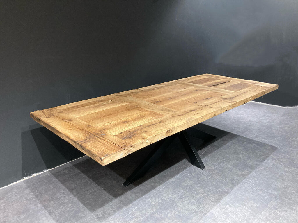Table de Ferme en Vieux Chêne Massif sur Mesure | Meuble Ébéniste