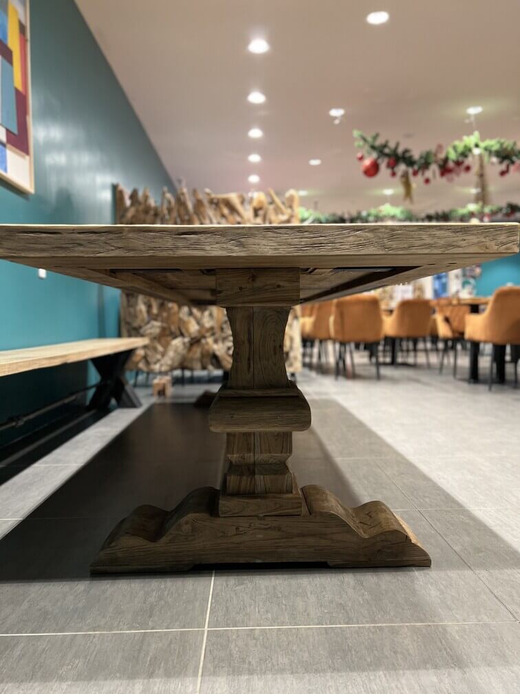 Table Monastère en Chêne Massif sur Mesure | Meuble Ébéniste