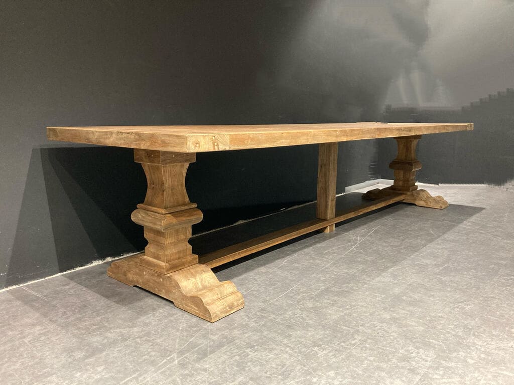 Table Monastère en Chêne Massif sur Mesure | Meuble Ébéniste