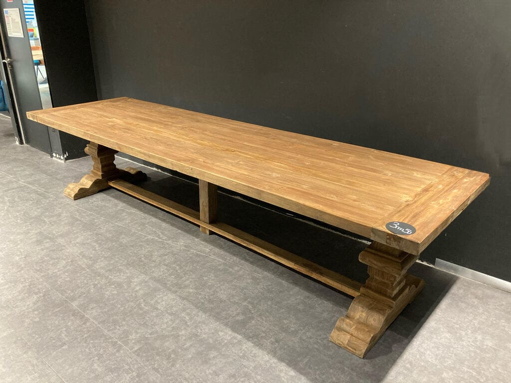 Table Monastère en Chêne Massif sur Mesure | Meuble Ébéniste