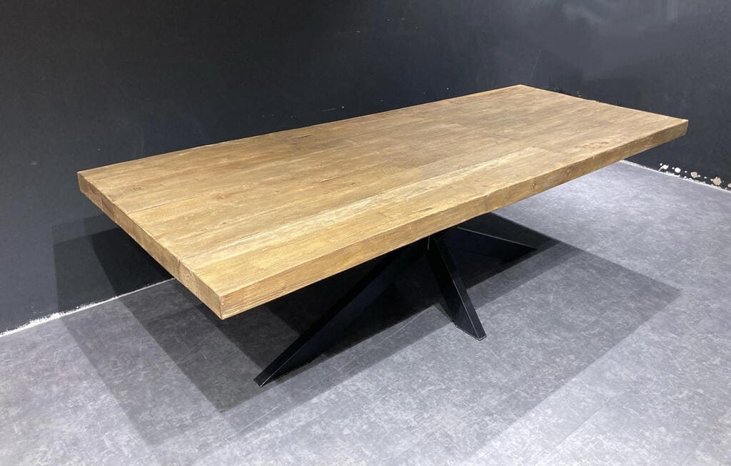 Table en Teck Massif 9 cm sur Mesure | Meuble Ébéniste