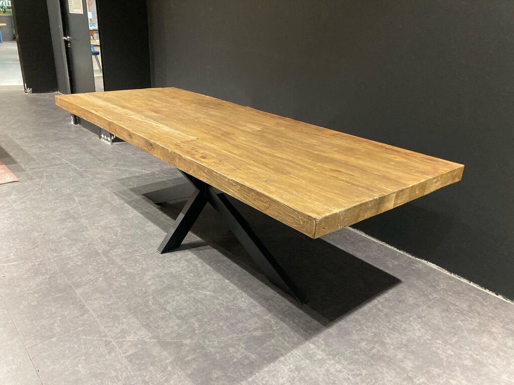Table en Teck Massif 9 cm sur Mesure | Meuble Ébéniste