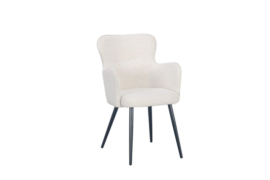 Chaise avec Accoudoirs en Tissu "AQUILA" | Meuble Ébéniste