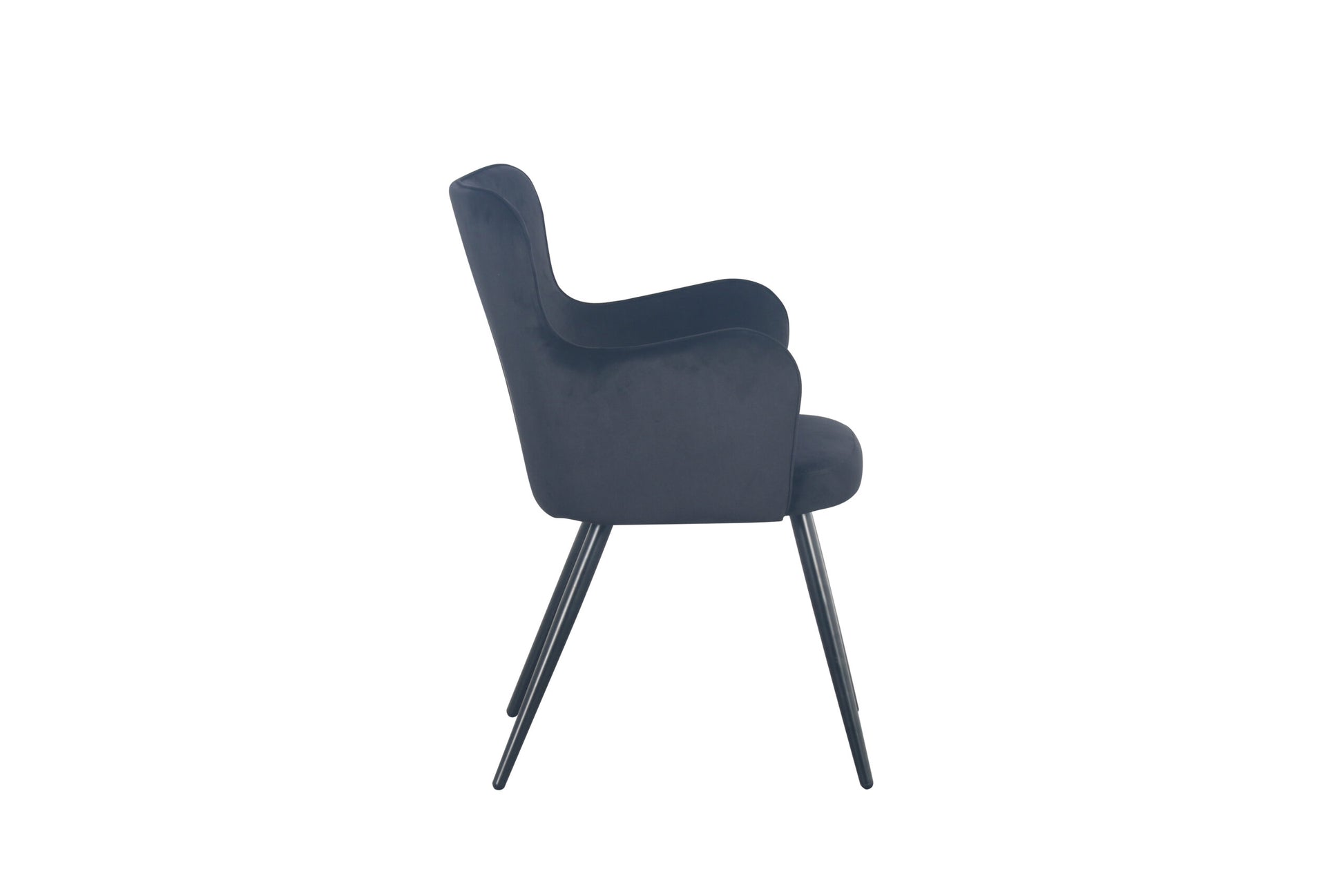 Chaise avec Accoudoirs en Tissu "AQUILA" | Meuble Ébéniste