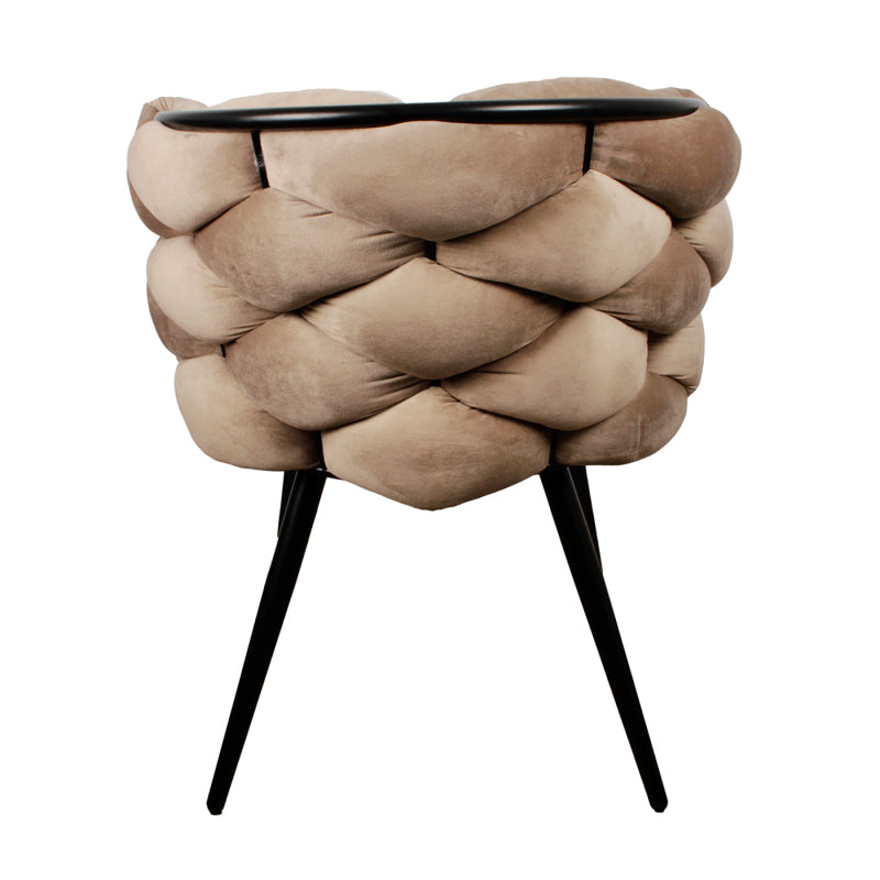 Chaise de Table Design en Alcantara "CIOTTOLO" | Meuble Ébéniste
