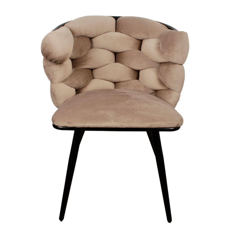 Chaise de Table Design en Alcantara "CIOTTOLO" | Meuble Ébéniste