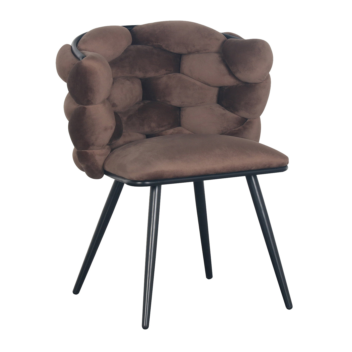 Chaise de Table Design en Alcantara "CIOTTOLO" | Meuble Ébéniste