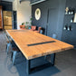 Table bois massif pieds U apparents - 240 X 100 CM