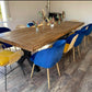 Table en Bois Massif avec Élégants Pieds en X RIETI - 300 x 110 cm - meuble-ebeniste.com devient meuble-ebeniste.fr