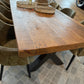 Table en Bois Massif avec Élégants Pieds en X RIETI - 300 x 110 cm - meuble-ebeniste.com devient meuble-ebeniste.fr