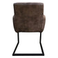 Chaise accoudoirs taupe - PIETRA