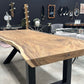 Table bois de suar massif tronc d'arbre naturel - DIMENSIONS SUR MESURE - meuble-ebeniste.com devient meuble-ebeniste.fr
