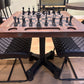 "Échiquier Impérial" Table d'Échecs Élégance