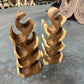 Porte-Bouteilles sur Pied Autoportant en Bois Massif