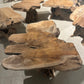 Table Basse en Souche de Bois - Pièce Authentique au Design Naturel