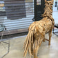 Grande Sculpture de Cheval en Teck Massif | Meuble Ébéniste