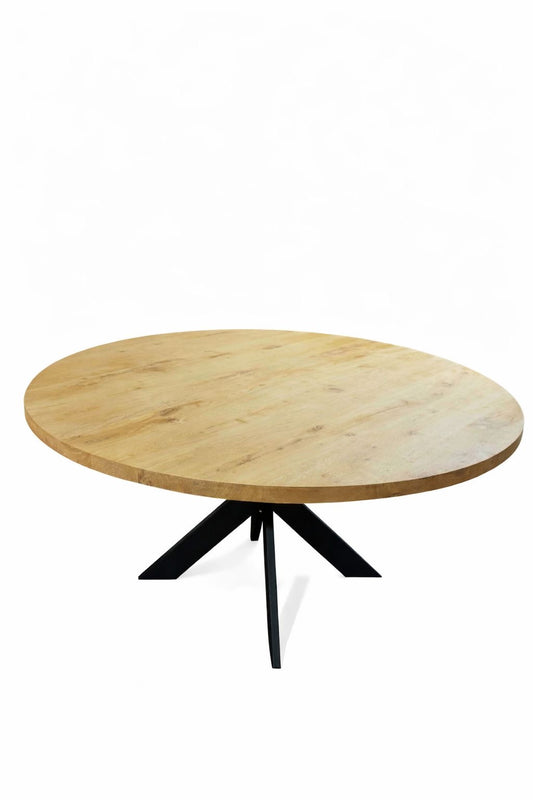 Table ronde en Chêne Massif "CORTINA"