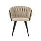 Chaise "ONDA" en Tissu (Plusieurs coloris disponibles)