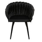 Chaise "ONDA" en Tissu (Plusieurs coloris disponibles)