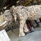 Sculpture animale artisanale en bois flotté
