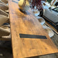 Table bois massif pieds U apparents - 300 X 120 CM - meuble-ebeniste.com devient meuble-ebeniste.fr