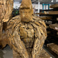 Sculpture animale artisanale en bois flotté
