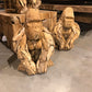 Sculpture animale artisanale en bois flotté