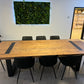Table bois massif pieds U apparents - 240 X 100 CM