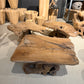 Table Basse en Souche de Bois Naturel | Meuble Ébéniste