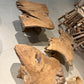 Table Basse en Souche de Bois Naturel | Meuble Ébéniste