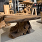 Table Basse en Souche de Bois Naturel | Meuble Ébéniste