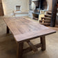 Table de Ferme en Vieux Chêne Massif sur Mesure | Meuble Ébéniste