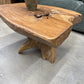 Table Basse en Souche de Bois - Pièce Authentique au Design Naturel