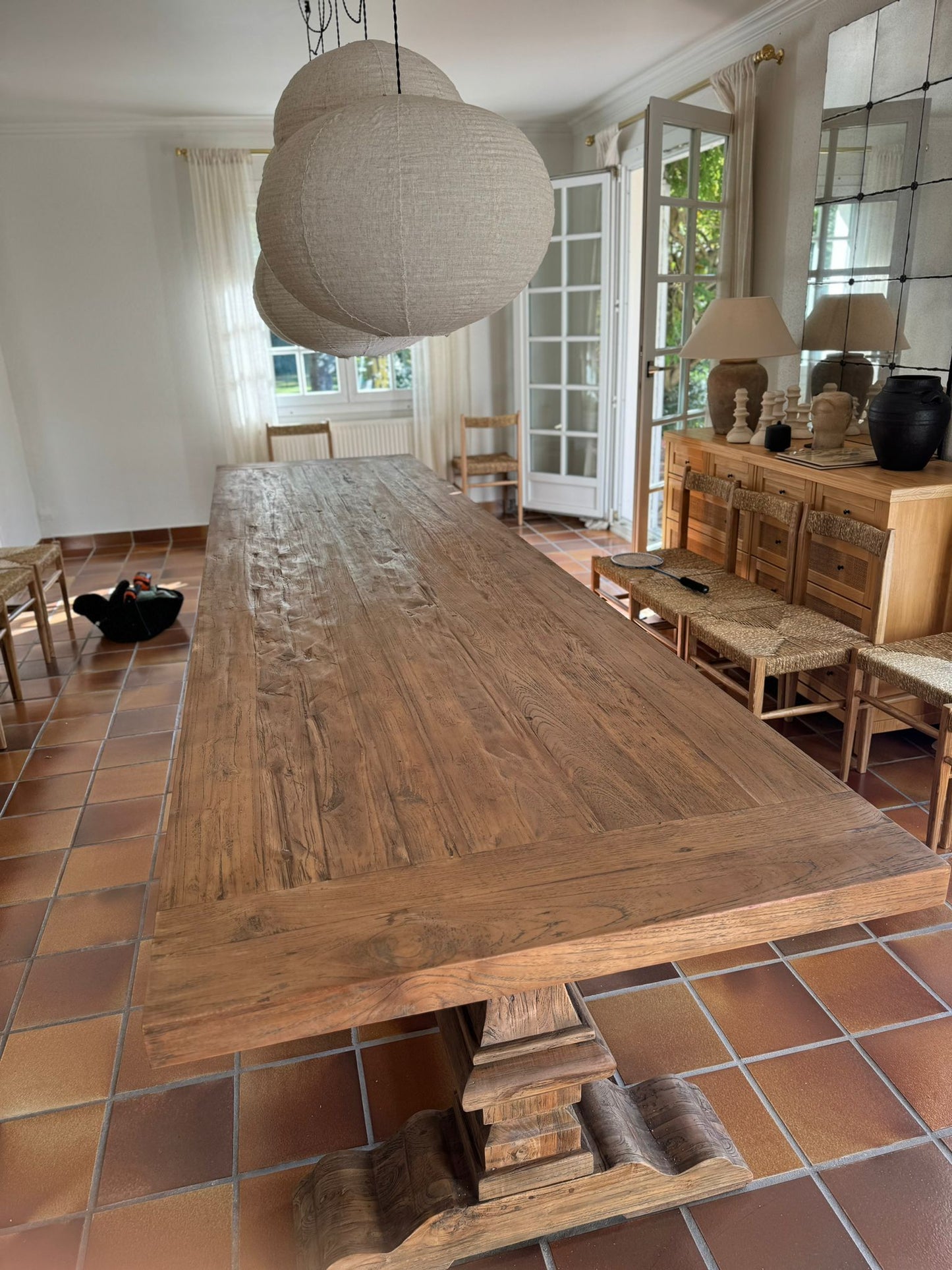 Table monastère chêne massif - DIMENSIONS SUR MESURES