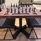 "Échiquier Impérial" Table d'Échecs Élégance