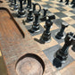 "Échiquier Impérial" Table d'Échecs Élégance