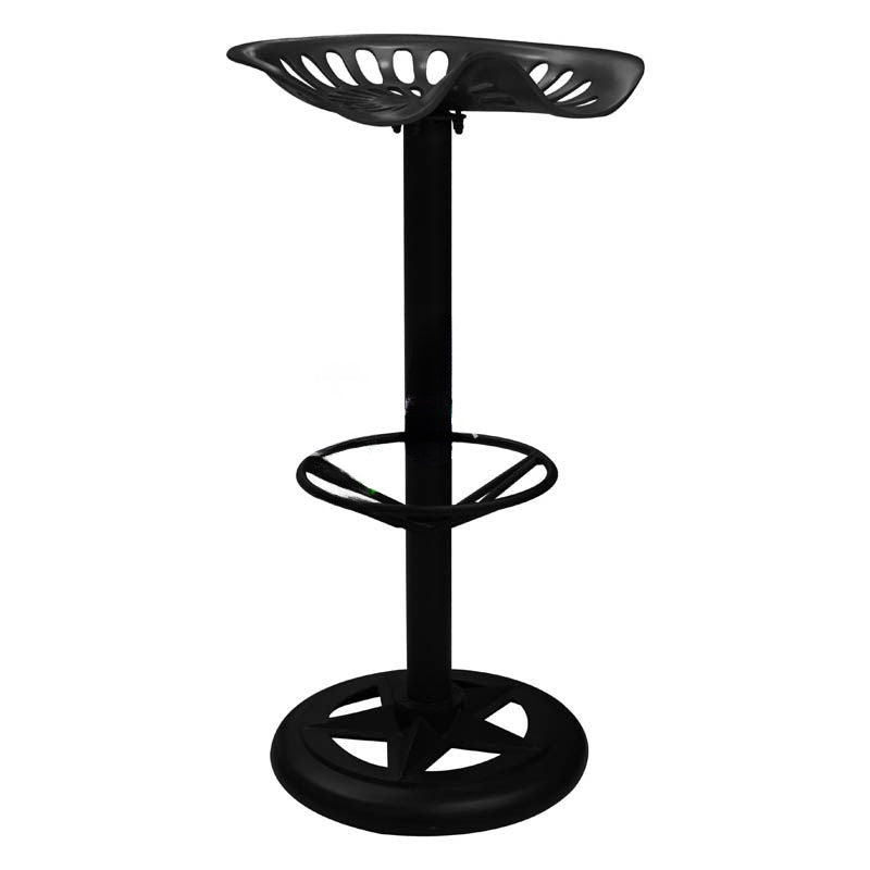 AÉROSTOOL - Tabouret Moderne en Aluminium Brossé 