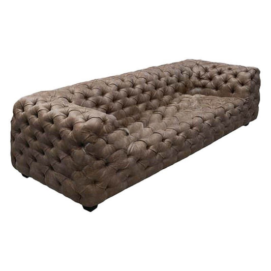 Le Havane - Sofa marron en cuir