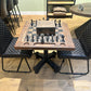 "Échiquier Impérial" Table d'Échecs Élégance