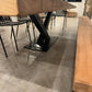 Table de ferme vieux chêne massif centenaire - DIMENSIONS ET PIETEMENT AU CHOIX