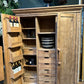 Celier à Vin en Bois - Stockage Élégant et Traditionnel pour Vos Grands Crus