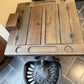 Table de Backgammon en bois de manguier haut de gamme
