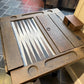 Table de Backgammon en bois de manguier haut de gamme