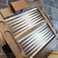 Table de Backgammon en bois de manguier haut de gamme
